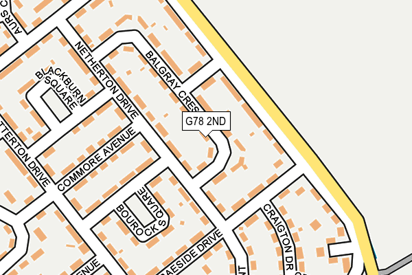 G78 2ND map - OS OpenMap – Local (Ordnance Survey) G78 2ND map - OS OpenMap – Local (Ordnance Survey)
