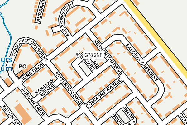 G78 2NF map - OS OpenMap – Local (Ordnance Survey) G78 2NF map - OS OpenMap – Local (Ordnance Survey)