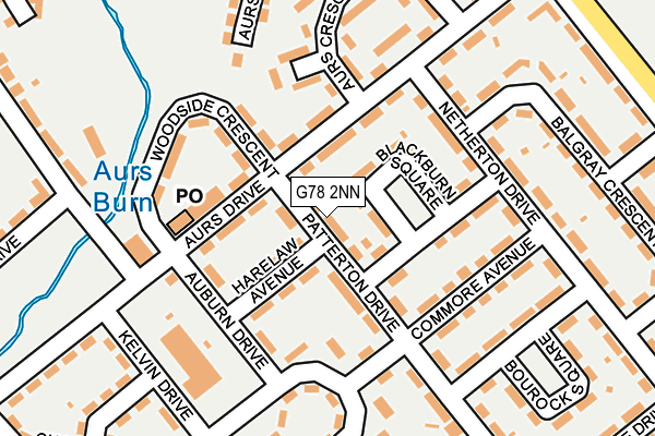 G78 2NN map - OS OpenMap – Local (Ordnance Survey) G78 2NN map - OS OpenMap – Local (Ordnance Survey)