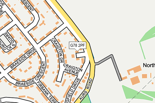 G78 2PF map - OS OpenMap – Local (Ordnance Survey) G78 2PF map - OS OpenMap – Local (Ordnance Survey)
