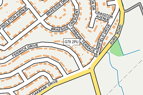 G78 2PU map - OS OpenMap – Local (Ordnance Survey) G78 2PU map - OS OpenMap – Local (Ordnance Survey)