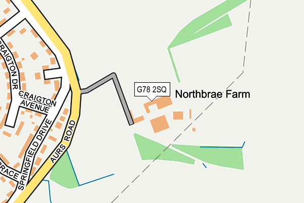 G78 2SQ map - OS OpenMap – Local (Ordnance Survey) G78 2SQ map - OS OpenMap – Local (Ordnance Survey)