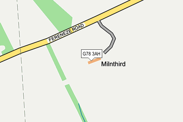 G78 3AH map - OS OpenMap – Local (Ordnance Survey) G78 3AH map - OS OpenMap – Local (Ordnance Survey)
