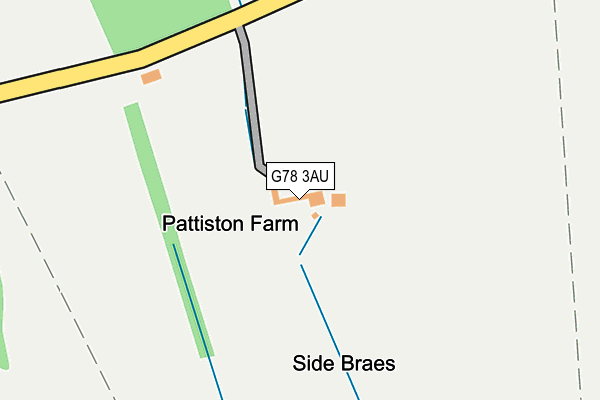 G78 3AU map - OS OpenMap – Local (Ordnance Survey) G78 3AU map - OS OpenMap – Local (Ordnance Survey)