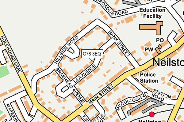 G78 3EQ map - OS OpenMap – Local (Ordnance Survey) G78 3EQ map - OS OpenMap – Local (Ordnance Survey)