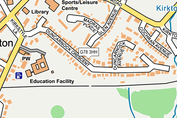 G78 3HH map - OS OpenMap – Local (Ordnance Survey) G78 3HH map - OS OpenMap – Local (Ordnance Survey)