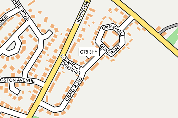 G78 3HY map - OS OpenMap – Local (Ordnance Survey) G78 3HY map - OS OpenMap – Local (Ordnance Survey)
