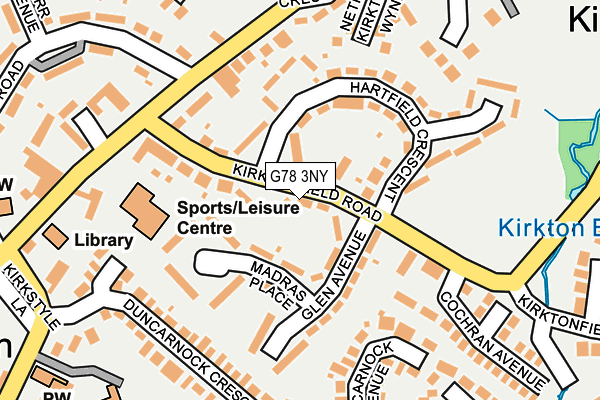 G78 3NY map - OS OpenMap – Local (Ordnance Survey) G78 3NY map - OS OpenMap – Local (Ordnance Survey)