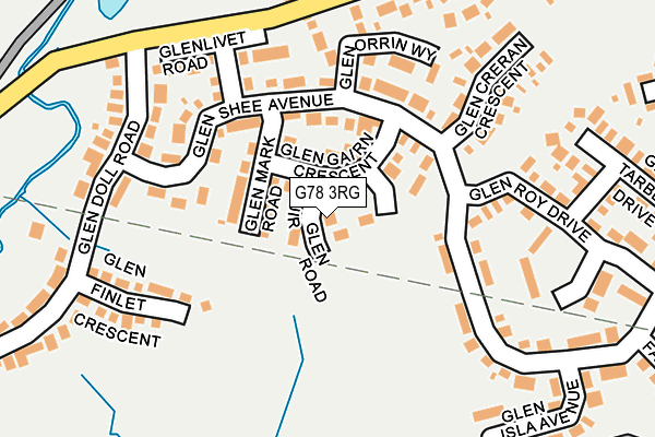 G78 3RG map - OS OpenMap – Local (Ordnance Survey) G78 3RG map - OS OpenMap – Local (Ordnance Survey)