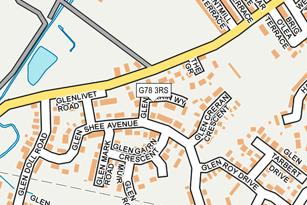 G78 3RS map - OS OpenMap – Local (Ordnance Survey) G78 3RS map - OS OpenMap – Local (Ordnance Survey)