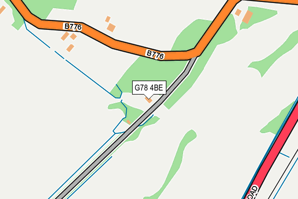G78 4BE map - OS OpenMap – Local (Ordnance Survey) G78 4BE map - OS OpenMap – Local (Ordnance Survey)