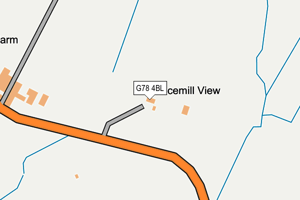 G78 4BL map - OS OpenMap – Local (Ordnance Survey) G78 4BL map - OS OpenMap – Local (Ordnance Survey)