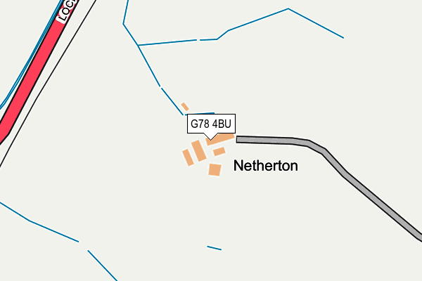 G78 4BU map - OS OpenMap – Local (Ordnance Survey) G78 4BU map - OS OpenMap – Local (Ordnance Survey)