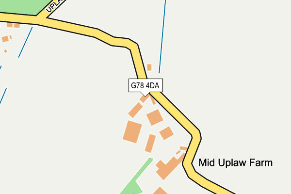 G78 4DA map - OS OpenMap – Local (Ordnance Survey) G78 4DA map - OS OpenMap – Local (Ordnance Survey)