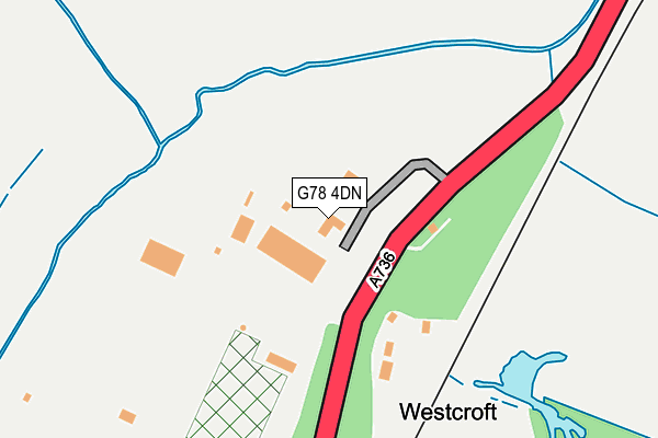 G78 4DN map - OS OpenMap – Local (Ordnance Survey) G78 4DN map - OS OpenMap – Local (Ordnance Survey)