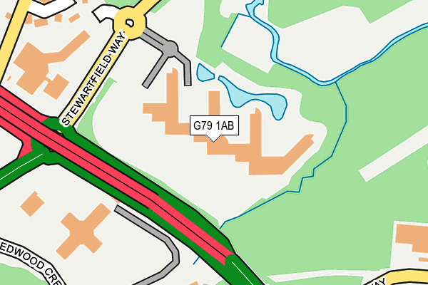 G79 1AB map - OS OpenMap – Local (Ordnance Survey) G79 1AB map - OS OpenMap – Local (Ordnance Survey)