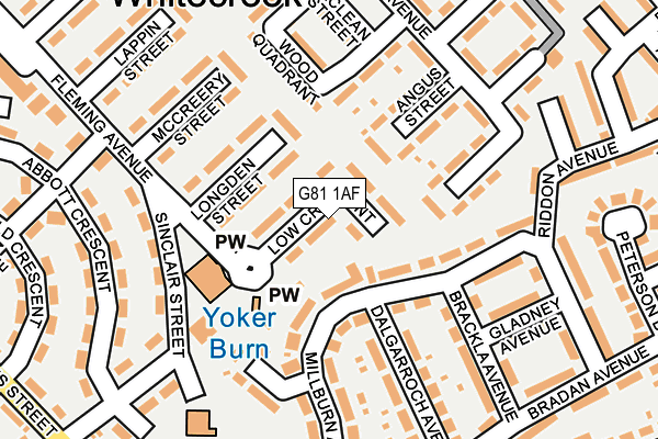 G81 1AF map - OS OpenMap – Local (Ordnance Survey) G81 1AF map - OS OpenMap – Local (Ordnance Survey)