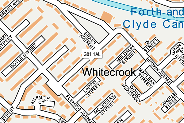 G81 1AL map - OS OpenMap – Local (Ordnance Survey) G81 1AL map - OS OpenMap – Local (Ordnance Survey)