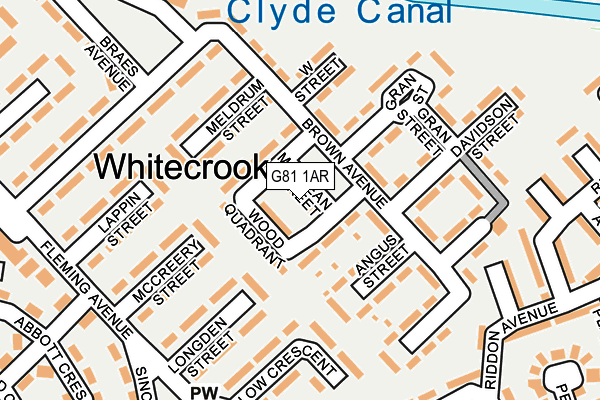 G81 1AR map - OS OpenMap – Local (Ordnance Survey) G81 1AR map - OS OpenMap – Local (Ordnance Survey)
