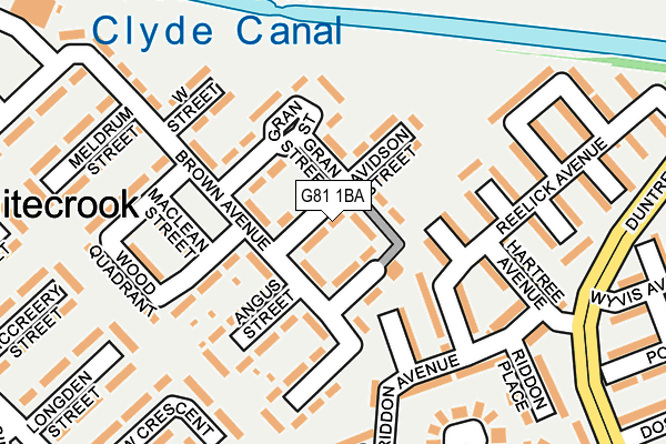 G81 1BA map - OS OpenMap – Local (Ordnance Survey) G81 1BA map - OS OpenMap – Local (Ordnance Survey)