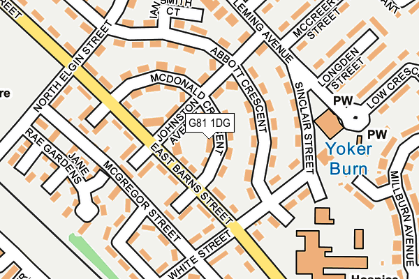 G81 1DG map - OS OpenMap – Local (Ordnance Survey) G81 1DG map - OS OpenMap – Local (Ordnance Survey)