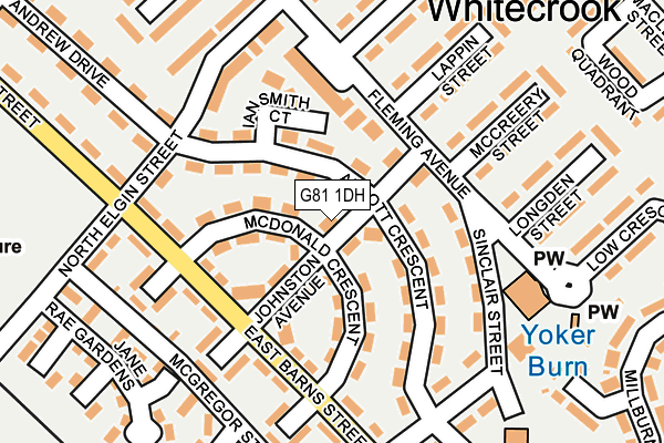 G81 1DH map - OS OpenMap – Local (Ordnance Survey) G81 1DH map - OS OpenMap – Local (Ordnance Survey)