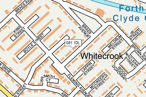 G81 1DL map - OS OpenMap – Local (Ordnance Survey) G81 1DL map - OS OpenMap – Local (Ordnance Survey)