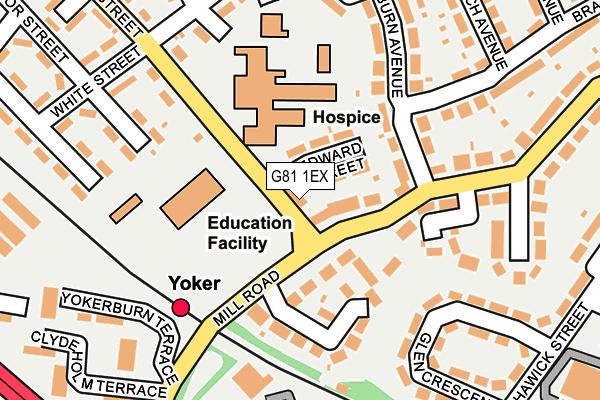 G81 1EX map - OS OpenMap – Local (Ordnance Survey) G81 1EX map - OS OpenMap – Local (Ordnance Survey)