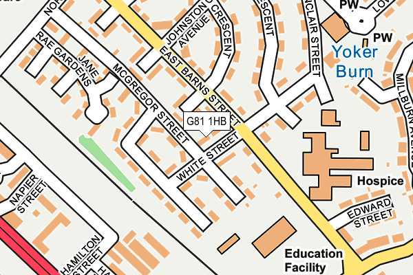G81 1HB map - OS OpenMap – Local (Ordnance Survey) G81 1HB map - OS OpenMap – Local (Ordnance Survey)