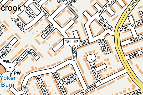 G81 1HZ map - OS OpenMap – Local (Ordnance Survey) G81 1HZ map - OS OpenMap – Local (Ordnance Survey)