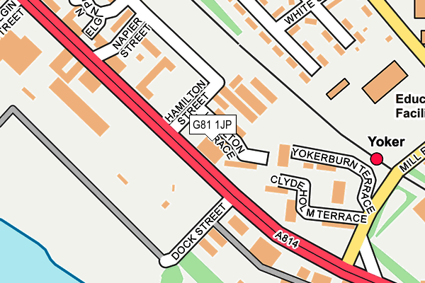 G81 1JP map - OS OpenMap – Local (Ordnance Survey) G81 1JP map - OS OpenMap – Local (Ordnance Survey)