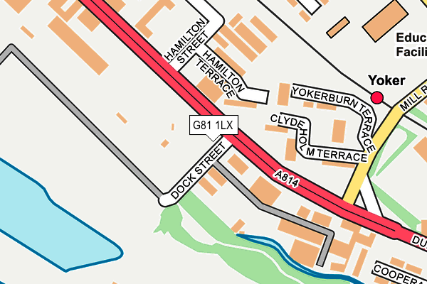 G81 1LX map - OS OpenMap – Local (Ordnance Survey) G81 1LX map - OS OpenMap – Local (Ordnance Survey)