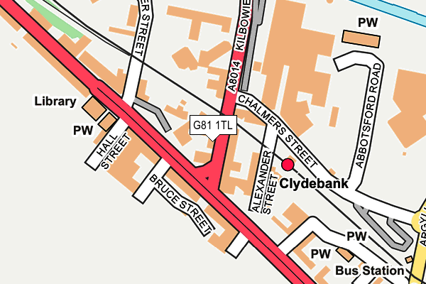 G81 1TL map - OS OpenMap – Local (Ordnance Survey) G81 1TL map - OS OpenMap – Local (Ordnance Survey)