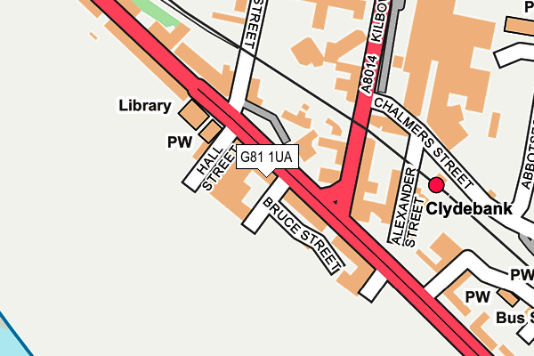 G81 1UA map - OS OpenMap – Local (Ordnance Survey)