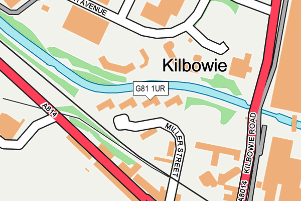 G81 1UR map - OS OpenMap – Local (Ordnance Survey) G81 1UR map - OS OpenMap – Local (Ordnance Survey)