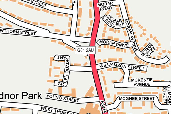 G81 2AU map - OS OpenMap – Local (Ordnance Survey) G81 2AU map - OS OpenMap – Local (Ordnance Survey)