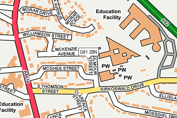 G81 2BN map - OS OpenMap – Local (Ordnance Survey) G81 2BN map - OS OpenMap – Local (Ordnance Survey)
