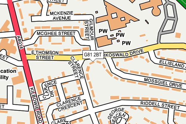 G81 2BT map - OS OpenMap – Local (Ordnance Survey) G81 2BT map - OS OpenMap – Local (Ordnance Survey)