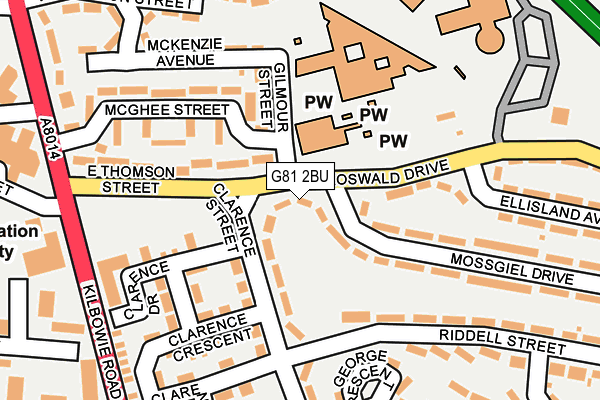 G81 2BU map - OS OpenMap – Local (Ordnance Survey) G81 2BU map - OS OpenMap – Local (Ordnance Survey)