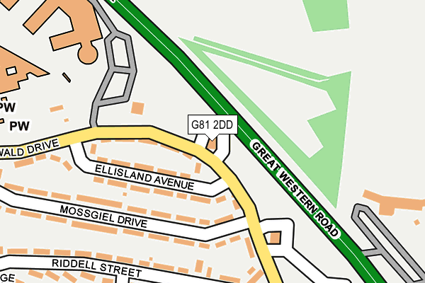 G81 2DD map - OS OpenMap – Local (Ordnance Survey) G81 2DD map - OS OpenMap – Local (Ordnance Survey)