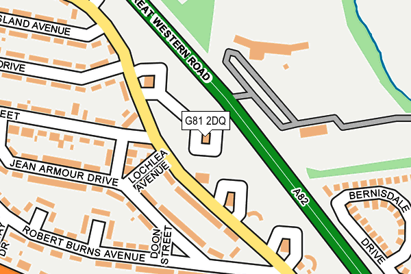 G81 2DQ map - OS OpenMap – Local (Ordnance Survey) G81 2DQ map - OS OpenMap – Local (Ordnance Survey)