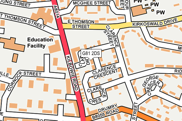 G81 2DS map - OS OpenMap – Local (Ordnance Survey) G81 2DS map - OS OpenMap – Local (Ordnance Survey)