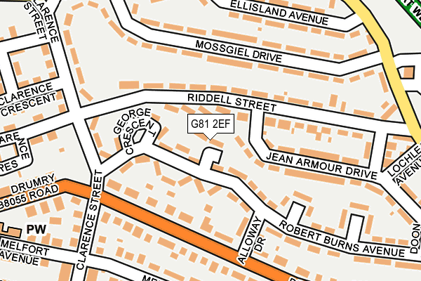 G81 2EF map - OS OpenMap – Local (Ordnance Survey) G81 2EF map - OS OpenMap – Local (Ordnance Survey)