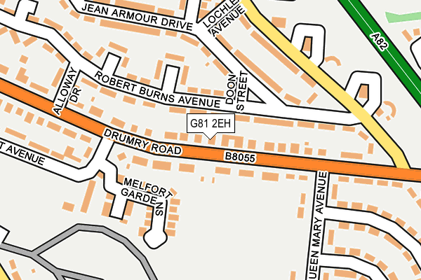 G81 2EH map - OS OpenMap – Local (Ordnance Survey) G81 2EH map - OS OpenMap – Local (Ordnance Survey)