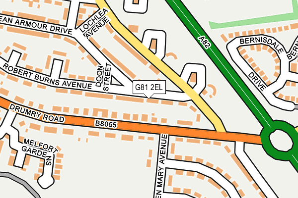 G81 2EL map - OS OpenMap – Local (Ordnance Survey) G81 2EL map - OS OpenMap – Local (Ordnance Survey)