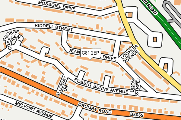 G81 2EP map - OS OpenMap – Local (Ordnance Survey) G81 2EP map - OS OpenMap – Local (Ordnance Survey)