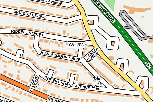 G81 2ES map - OS OpenMap – Local (Ordnance Survey) G81 2ES map - OS OpenMap – Local (Ordnance Survey)