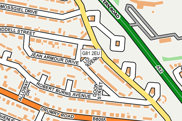 G81 2EU map - OS OpenMap – Local (Ordnance Survey) G81 2EU map - OS OpenMap – Local (Ordnance Survey)