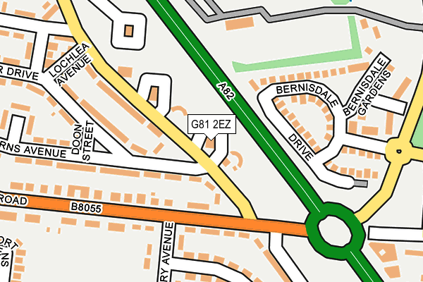 G81 2EZ map - OS OpenMap – Local (Ordnance Survey) G81 2EZ map - OS OpenMap – Local (Ordnance Survey)