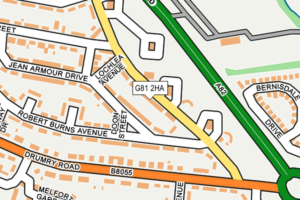 G81 2HA map - OS OpenMap – Local (Ordnance Survey) G81 2HA map - OS OpenMap – Local (Ordnance Survey)